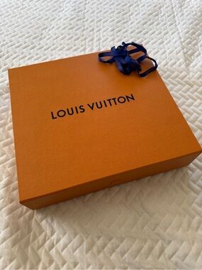 Louis Vuitton LV Authentic EMPTY Storage Gift Box with Ribbon